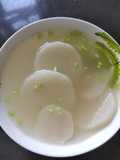 Radish and Chicken Soup
