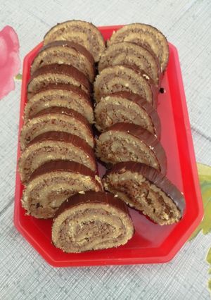 Zserbó keksztekercs recept fotója