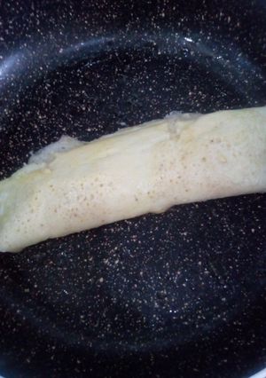 A picture of Dad's soft omelette.