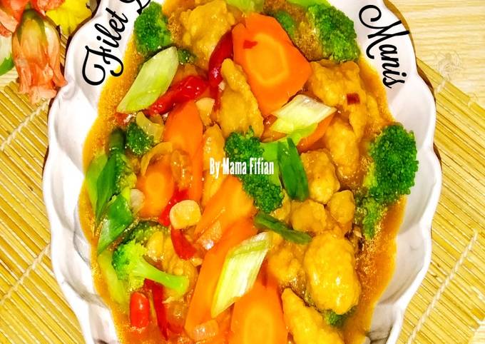 Filet Dori Sayuran Asam Manis