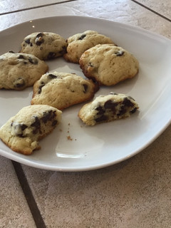 A picture of Easy Recipe for Chocolate chip cookies.