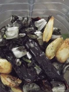 Una foto de Salsa de huitlacoche al tequila para pechuga o lomo