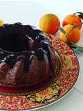 Bundt cake al cioccolato,mandarino e rum