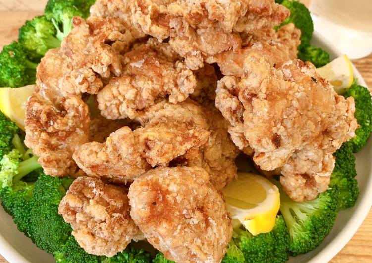How to Prepare Quick Japanese style fried chicken with Soy sauce, ginger and garlic