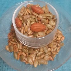 Masala Roasted Pumpkin Seeds For Small Hunger Pangs & A Healthy Snack A picture of Masala Roasted Pumpkin Seeds For Small Hunger Pangs & A Healthy Snack.