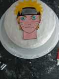 Tarta fondant, 4 colores, NARUTO