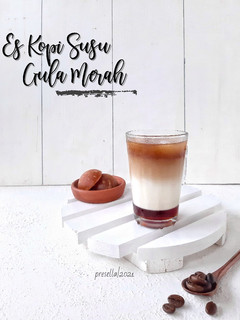 Foto resep Es Kopi Susu Gula Merah