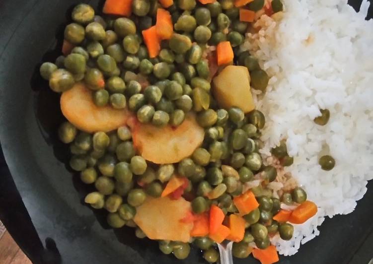Steps to Prepare Homemade Minji stew served with white rice