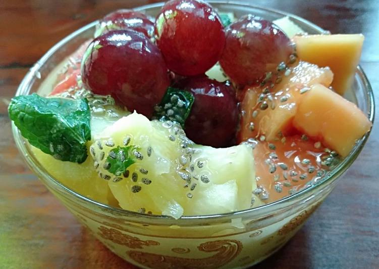 Salad Buah Saus Mint Madu