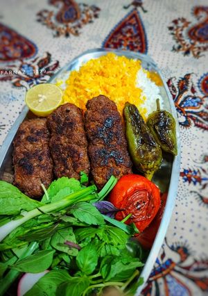 عکسی از دستور کباب تابه ای تبریزی