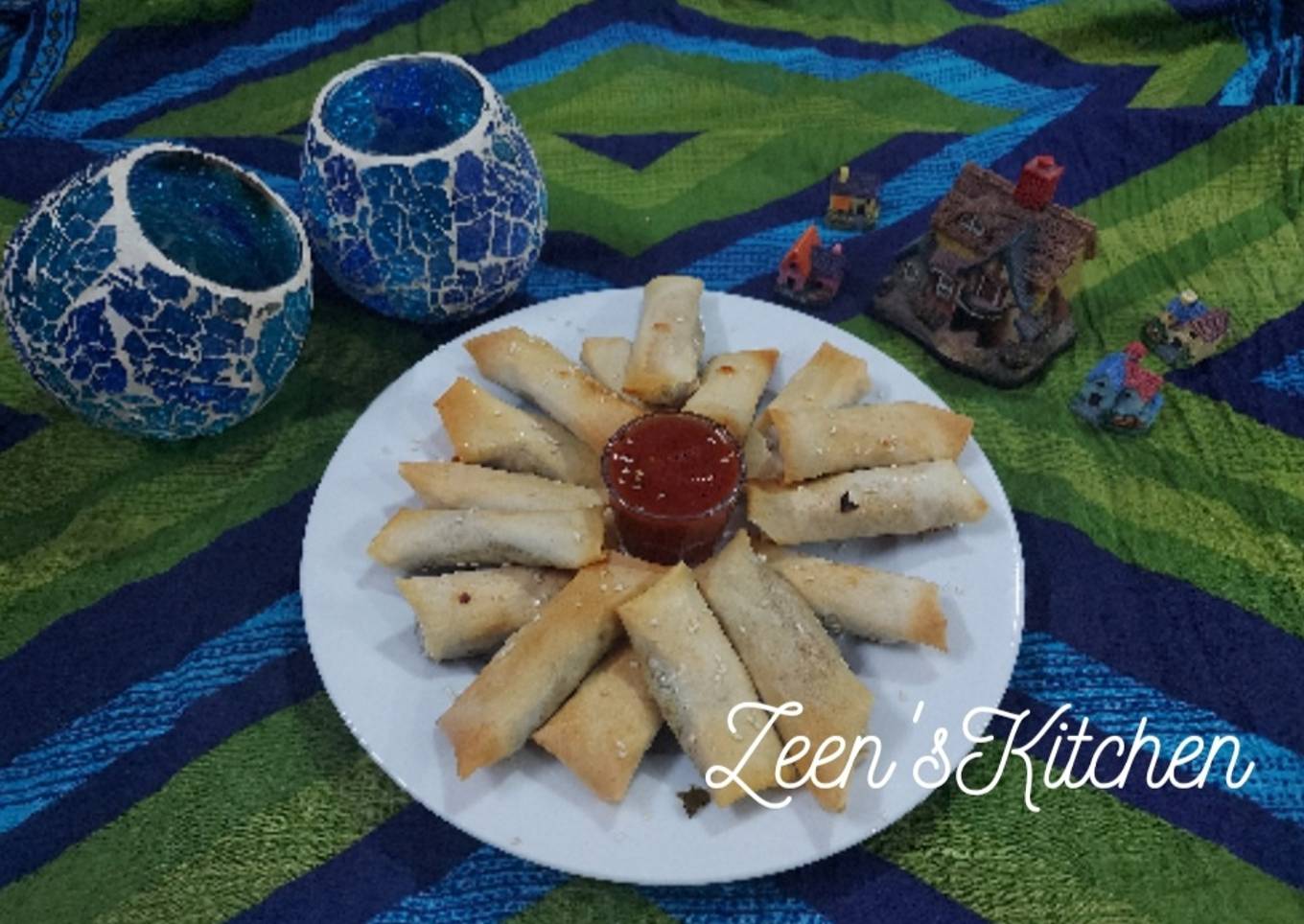 Baked Veg Spring Rolls