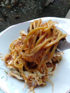 Foto resep Mie chaluek (mie lidi kuah kacang)