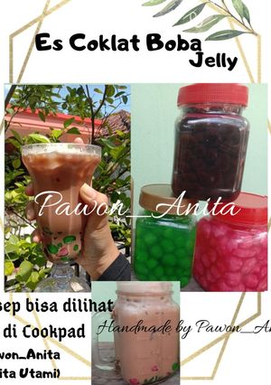 Foto resep Es Coklat Boba Jelly