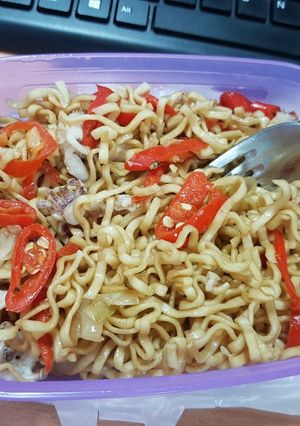 Foto resep Mie telur lada hitam