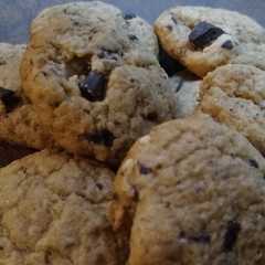 Una foto de Chocolate chip cookies