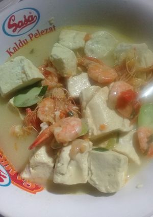 Foto resep Santenan tahu campur udang pete
