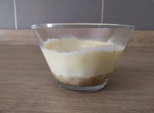 Foto principal de Tarta de queso cremosa en microondas