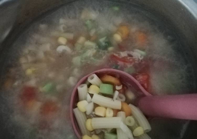 Bahan memasak Sup mpasi batpil, Sempurna