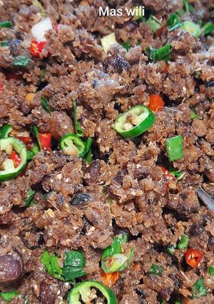 Foto resep Oseng oncom Pedas