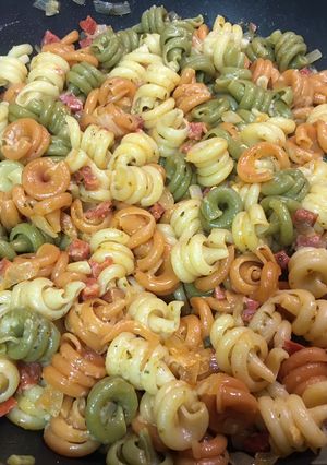 Una foto de Trottole con chorizo