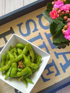 【家常小菜】涼拌毛豆 的食譜成品照片