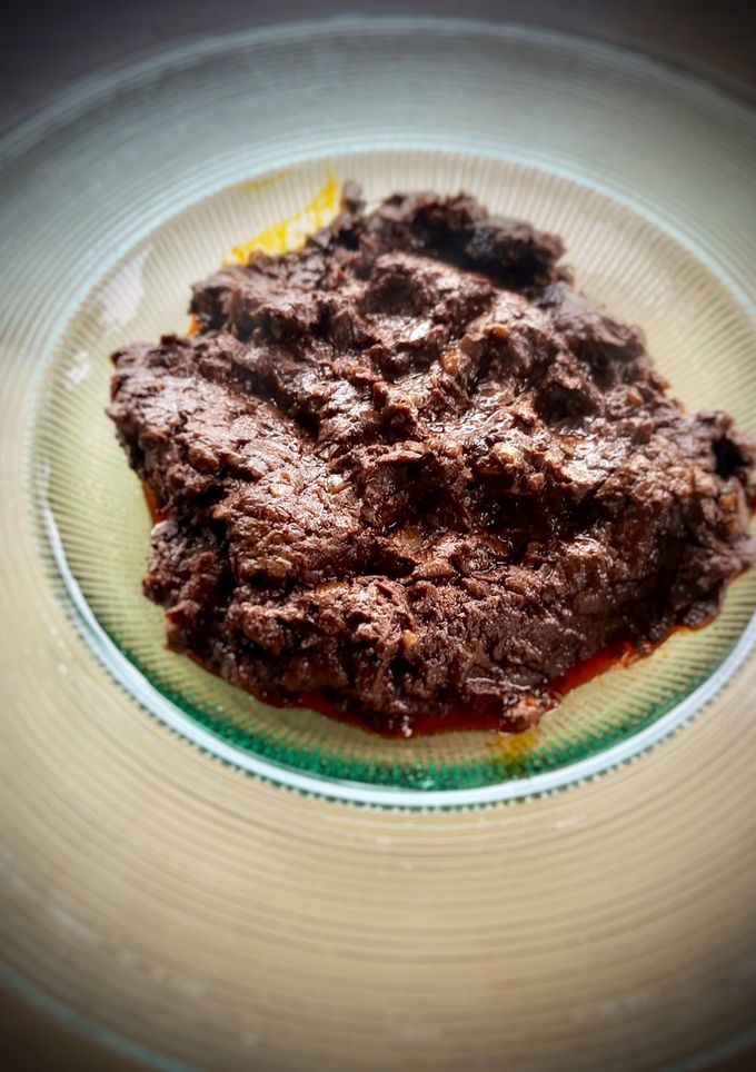 Una foto de Morcilla leonesa