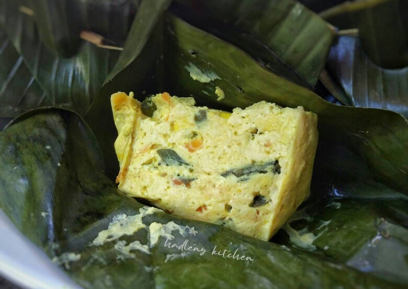 Pepes Tahu Telur Wortel & Kemangi