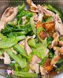 烤雞肉拌大陸妹
