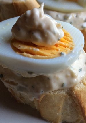 Foto resep Pan egg mayonnaise