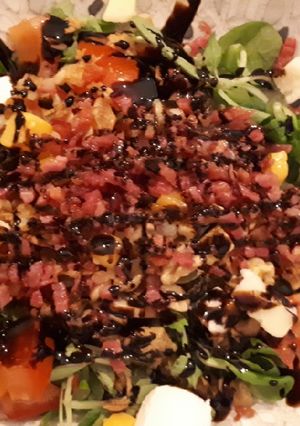 Una foto de Ensalada tibia