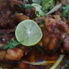 A picture of Chicken karahi.