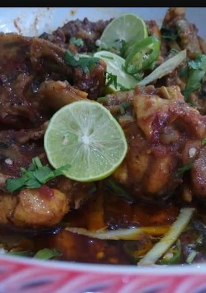 A picture of Chicken karahi.