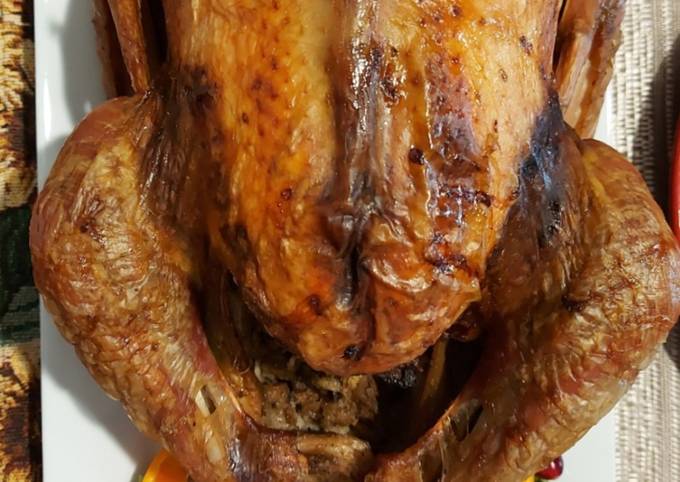 Thanksgiving Turkey beserta 6 Makanan Pendamping foto resep utama