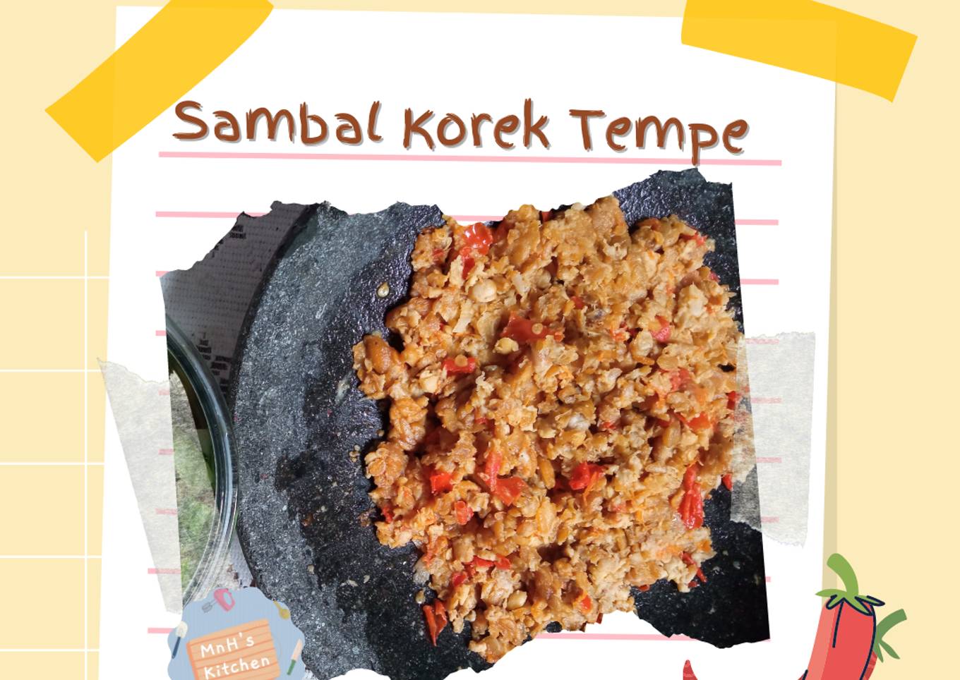 Sambal Korek Tempe Favorit Suami