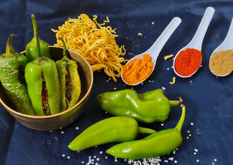 Simple Way to Prepare Quick Stuffed green chillies