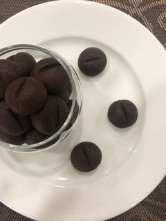 Hình của món Coffee bean cookies.