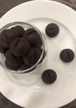 Hình của món Coffee bean cookies.