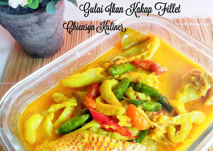 Gulai Ikan Kakap Fillet