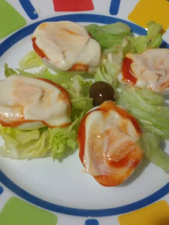 Una foto de Huevos rellenos