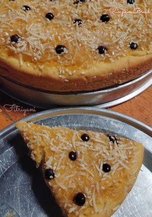 Foto resep Pumpkin Bread Pizza #Dapur Fitri