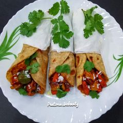 A picture of Paneer Roll.
