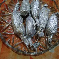 A picture of Chocolate cheese kabab.