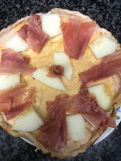 Una foto de 171. Quiche de melón con jamón (principal pasta)