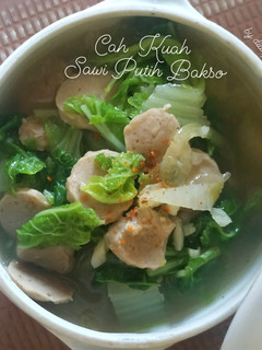 Foto resep Cah Kuah Sawi Putih Bakso