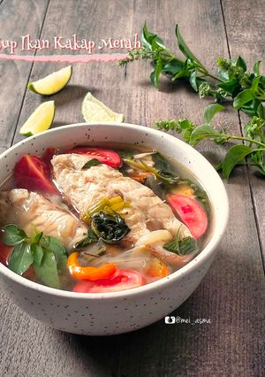 Foto resep Sup Ikan Kakap Merah