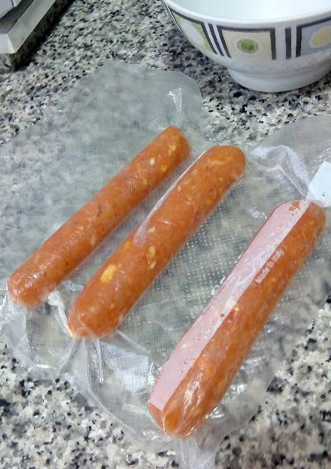 Una foto de Salchichas de Pollo caseras