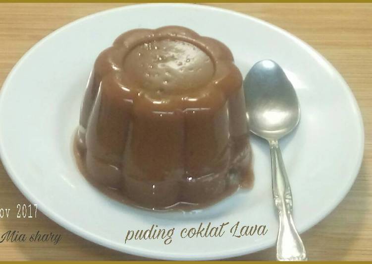 Puding 🍮 coklat Lava