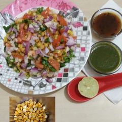 A picture of Chana dal chat.