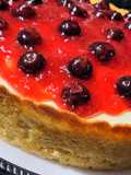 Postre Cheesecake sin azúcar con harina de almendras