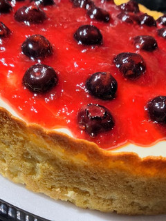 Una foto de Postre Cheesecake sin azúcar con harina de almendras